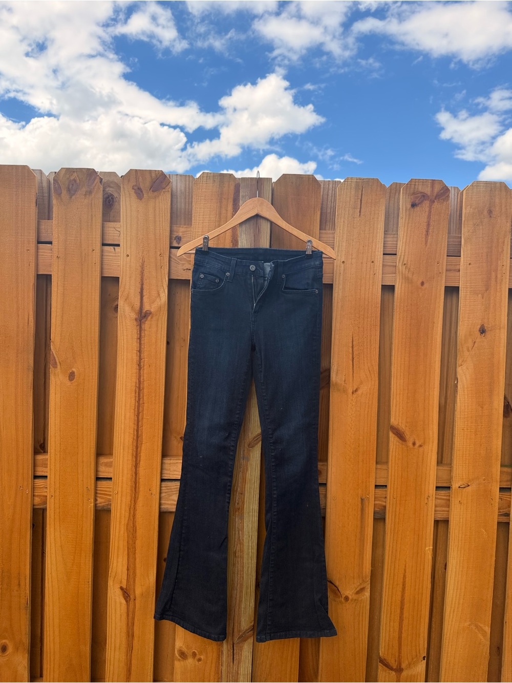 Carmar Women's dark blue flared jeans